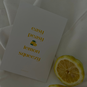 Postkarte - Lemon